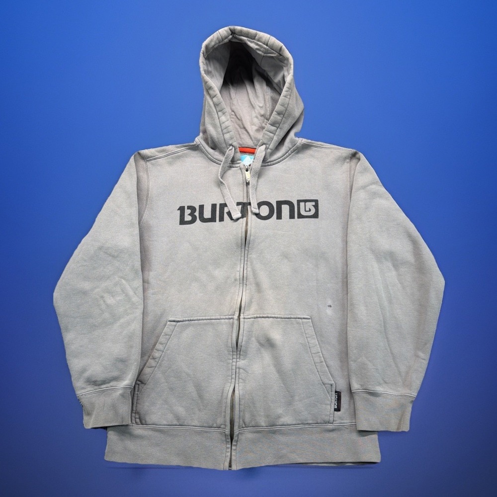 Burton Full Zip Up Hoodie Snowboard Vintage Y2K Men's Size Medium‎